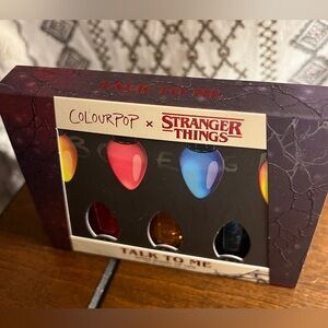 NIB COLOURPOP STRANGER THINGS talk to me ultra glossy lip trio discontinued